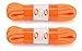 OrthoStep Round Athletic Neon Orange 45 inch Shoelaces 2 Pair Pack