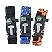 3Bears Outdoor Survival Paracord Bracelet with Compass Fire Starter and Emergency Whistle(Black, Blue,Orange, Pack of 3)