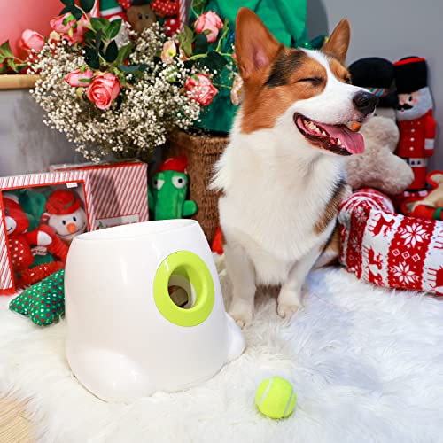 All for Paws Dog Automatic Ball Launcher for Small Dogs, Dog Tennis Ball Throwing Machine, 3