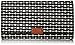 Fossil Women's Emma RFID Flap Clutch, Black Stripe, 1