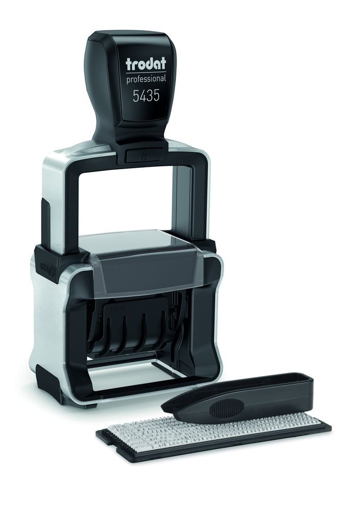 Trodat 5435PR4 Date Stamp Professional 4.0 Typomatic