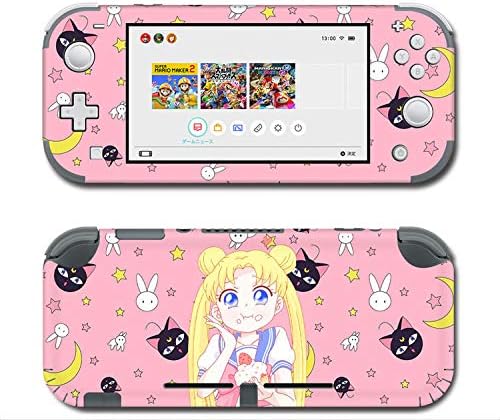 Amazon Co Jp Alvhntr ビニールスキンデカールステッカー 任天堂スイッチライト用 アニメプロテクター ラップカバー 保護フェイスプレート フルセット コンソール ジョイコン ドック Sailor Moonon 158 家電 カメラ