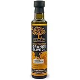Orange Olive Oil -Greek Extra Virgin Olive Oil Cold Pressed With Oranges - Organic - Gluten Free - Paleo - Keto - Single Sourced - Cold Pressed - First Pressed - No Artificial Flavor - 2024 International Award Winner