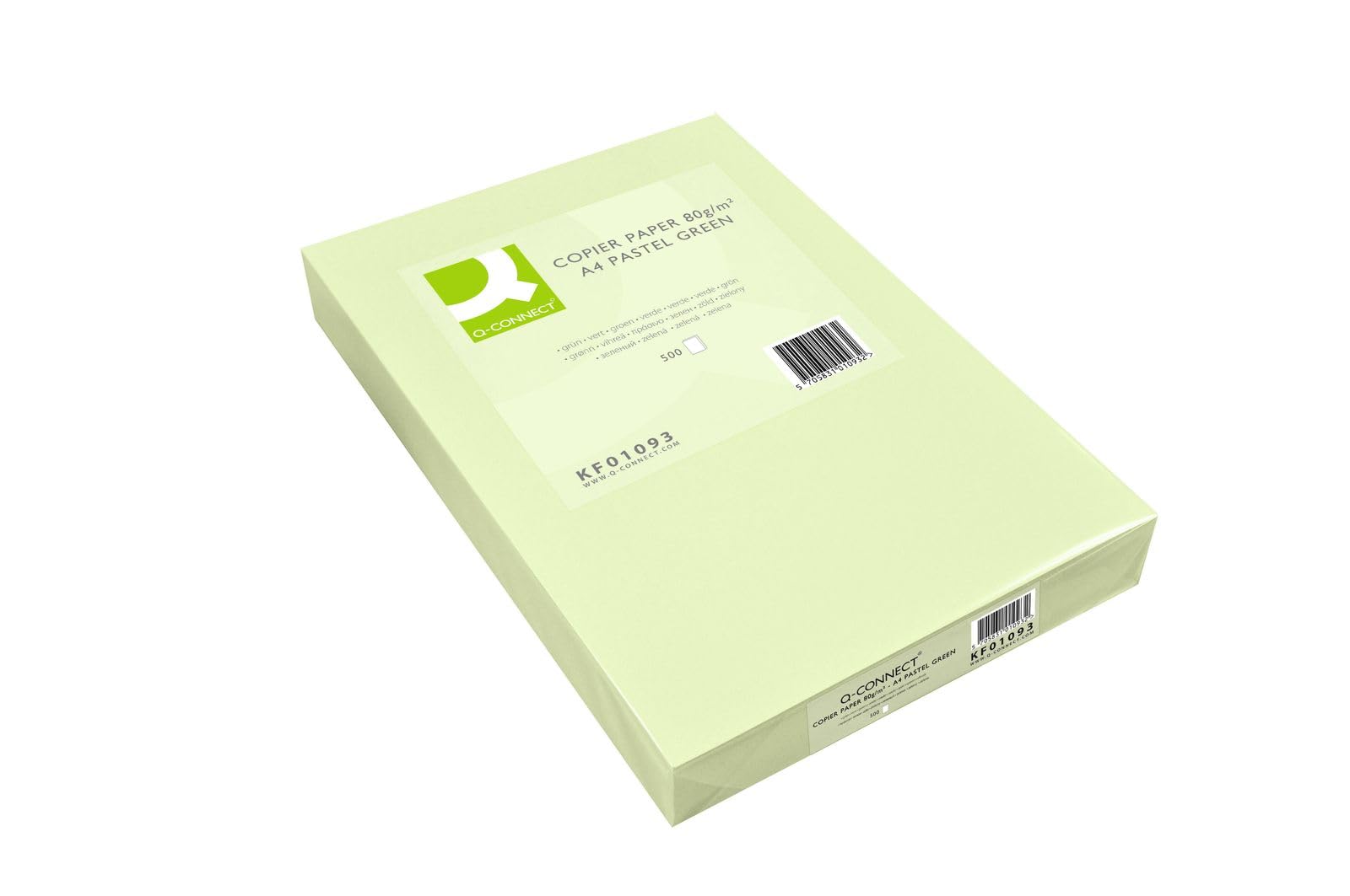 Q-Connect Green A4 Copier Paper 80gsm (Pack of 500)