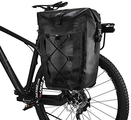 FENGHE Bicycle bag Waterproof Bike Bag 27l Travel Cycling Bag Basket Bicycle Rear Rack Tail Seat Trunk Bags Pannier Mtb Bike Accessories