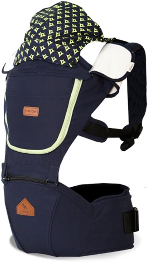 I-angel Josh Baby Hipseat Carrier,Backpack,Front Baby Carrier(navy)