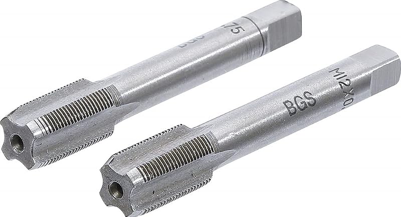 BGS 1900-M12X0.75-B Tap Set Starter and Plug Tap M12 x 0.75 2 pcs