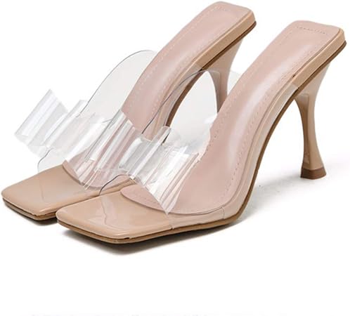 mid heel barely there shoes