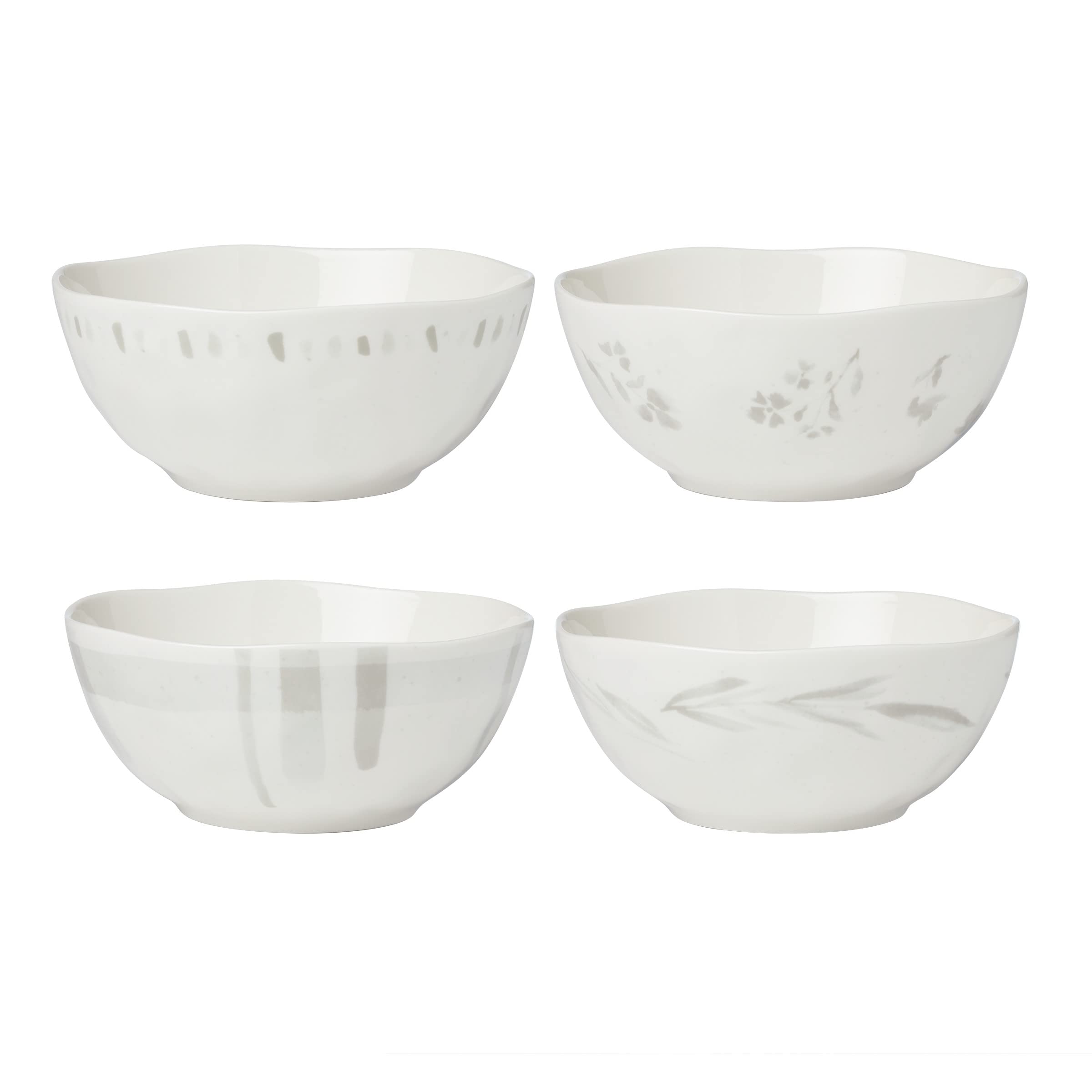 Lenox Oyster Bay 4Pc Bowls, 3.60, White