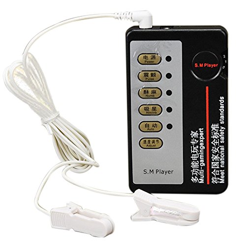 The Bondage Locker Female Electro Sex E-Stim Breast Or Labia And Clitoris Clips Stinger Machine