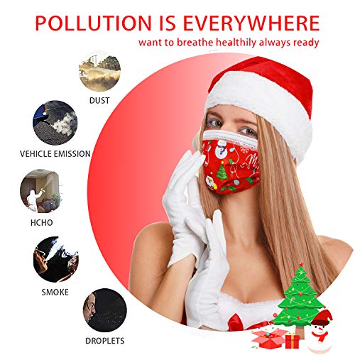 Christmas Disposable Face Mask for man women adult Christmas Face Mask