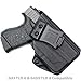 Tulster IWB Profile Kydex Holster in Right Hand fits: Glock 43 / 43X | TLR-6 Light-Bearing Inside The Waistband Appendix Concealed Carry