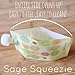 Sage Squeezie 7oz Double Zipper Reusable Food Pouch, 3 pack