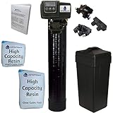 AFWFilters 5600SXT Water Softener, 48k, Black, Bypass with 3/4" Connection