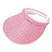 Bersun Natural Ladies Brushed Cotton Twill Clip On Sun Visor Hat Cap