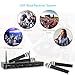 Pyle 4 Channel Wireless Microphone System-Portable UHF Audio Set with XLR Jack-4 Handheld Dynamic Mic, Receiver, Dual Antenna, Power Cable Adapter-for Karaoke, PA, DJ Party Pro PDWM4520