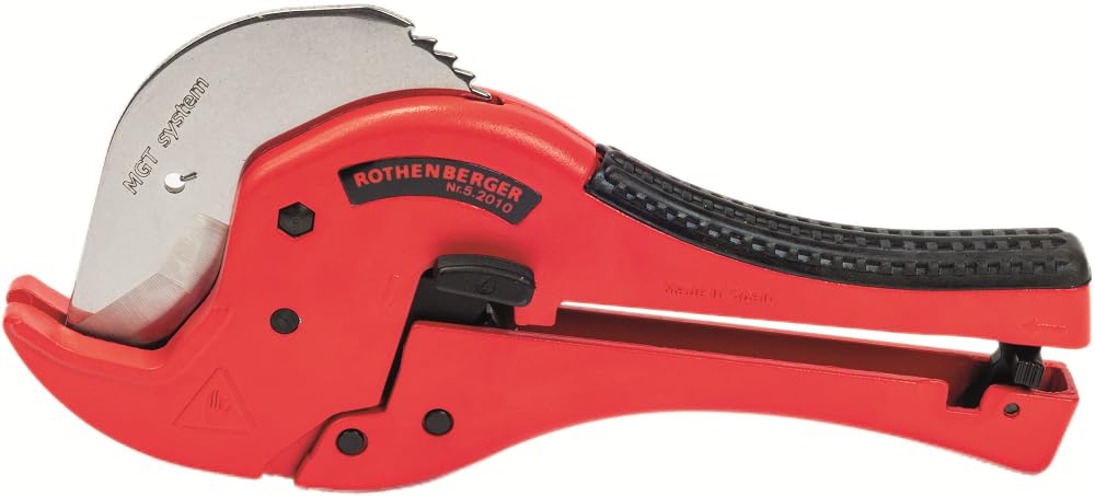 Rothenberger 52010 "ROCUT 50 0-50" Plastic Pipe Shears - Black/Silver/Red