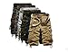 SHIDBA Men's Casual Solid Multi Pockets Cargo Shorts New Fashion Capri Pants Slim Fit