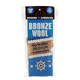 Bronze Wool, 3 pad, Medium Grade, Rhodes American, Household, Marine and Industrial Use