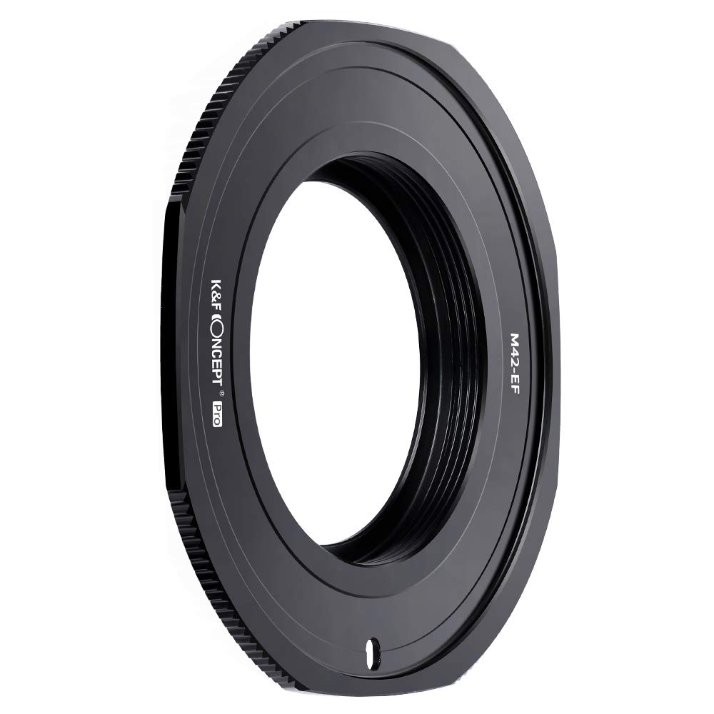 K&F CONCEPT Updated M42 to EOS Lens Mount Adapter, Compatible with M42 Screw Mount Lens and Compatible with Canon EOS EF EF-S Mount Camera Body