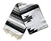 Del Mex Woven Mexican Southwest Large Center Diamond Blanket Yoga Serape (Black/Gray)