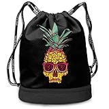 YSYFF Men & Women Pineapple Skull Drawstring