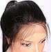 Chantiche Best Yaki Straight 360 Lace Frontal Wig Pre Plucked Brazilian Remy Full Lace Human Hair Wigs for Black Women 150 Density 18inch (Natural Color #NC)