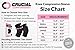 Crucial Compression Knee Sleeve (1 Pair) - Best Knee Braces for Knee Pain for Men & Women - Non-Slip Knee Support for Running, Weightlifting, Basketball, Gym, Workout, Sports