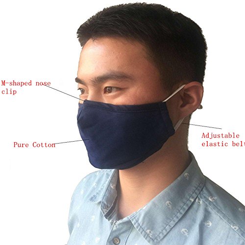 Dust Allergy Flu Masks Washable ZWZCYZ Unisex PM 2.5 Anti Dust