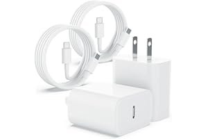QNTRY iPhone 16 15 Charger Fast Charging Type C Chargers USB C Charger Block iPhone 16 Chargers with 2 Pack 6FT Cable for iPhone 16/16 Pro/16 Pro Max/15/15 Plus/15 Pro/15 Pro Max/iPad Pro/AirPods