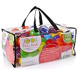 JOON Kids Fun Play Balls with Cleantec Technology & Durable Storage Bag, 6 Bright Colors, 100 Count
