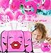 BeeGreen Emoji Party Supplies Favors Bags Drawstring Goodies Bags for Kids Girls Boys Birthday Party Gifts (Emoji Pink)