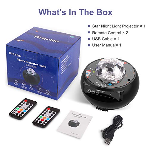Riarmo Galaxy Star Projector, [2021 Upgraded] Night Light Projector