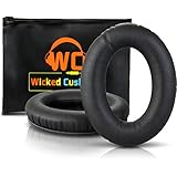 Wicked Cushions Bose Replacement Ear Pads Kit - Compatible with Quietcomfort 2 / Quiet Comfort 15 / QC 25 / QC 35 / Ae2 / Ae2i / Ae2w / Sound True/Sound Link (Around-Ear Only) | Black