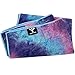 Yoga Mate Soft, Sweat Absorbent, Non-Slip Bikram Yoga Mat Size Towel, Blue & Pink Tie Dye | Blue Trimthumb 2