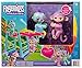 WowWee Fingerlings Playset - Monkey bar/Swing Playground with One Monkey & One Sloth – Savannah (Light Purple) & Clara (Turquoise)