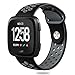 Hagibis Compatible Versa Bands Sport Silicone Replacement Bands for Versa Smart Fitness Watch (Black)