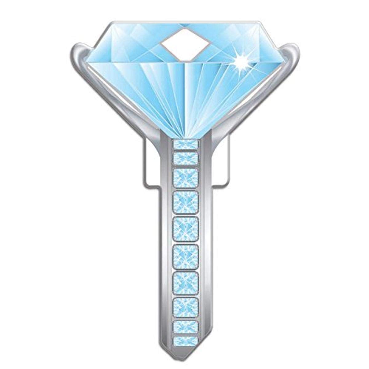Lucky Line Key Shapes, DIAMOND RING, House Key Blank SC1, 1 Key (B102S)