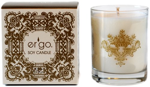 ERGO Soy Candle Pearl Collection (7oz Gold Rosemary)