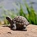 donau Garden Statues Turtle Figurines Polyresin Garden Sculpture Turtle Decor 5.1 inch