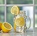 1 Ball Glass Mason Drinking Jar with One Piece Sip Lid and Straw Wide Mouth (24oz mug)