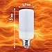 LED Flame Bulbs,Sunstrider E26/E27 LED Flame Effect Light Bulb 3 modes Simulated Nature Fire Flickering Fire Effect Atmosphere Decorative Light Bulb for Bar Festival Party Decoration
