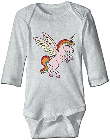 Colorful Cartoon Animal Unicorn Unisex Infant One Piece Babysuit