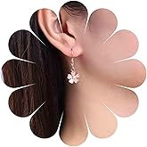 Andelaisi Boho Daisy Flower Drop Earrings Gold Sunflower Dangle Earrings Vintage Flower Pearl Earrings Minimalist Daisy Hook Earrings Jewelry for Women