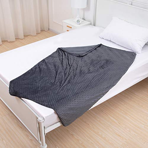 ZZZNEST Weighted Blanket Cover 60x80 Removable Duvet Covers Only Soft