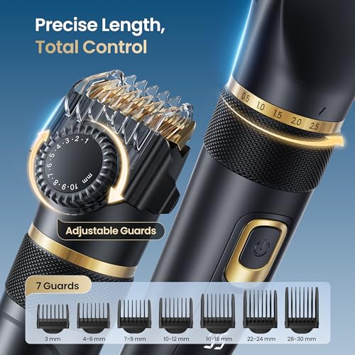 Hair Clippers Men 3 in 1,Cordless Clippers for Men Haircut,Beard Trimmer | Clippers&Trimmers in 1,Ceramic Blade,Quiet,2 Speeds Ajustable,3.5H Long Runtime,Waterproof,0~30mm Fade Length