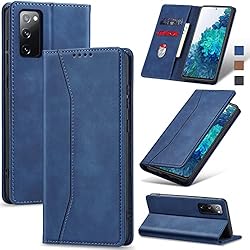 Jasonyu Flip Wallet Case for Samsung S20 FE,Leather