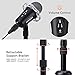 Excelvan Condenser Microphone Black Y20 3.5mm Desktop Microphone with Volume Control and Adjustable Table Tripod Stand Broadcasting Recording Podcasting Studio Mic for Mobile Phones, Laptops, Desktop