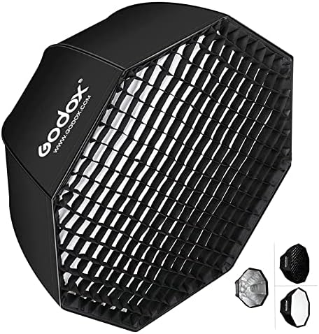 Softbox Ottagonale 95cm Con Griglia A Nido D'Ape - Per Flash Bowens, Con Borsa Trasporto - Foto 9