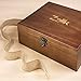 Zalik Whiskey Stones Gift Set – Set Of 8 Stainless Steel Beverage Chilling Rocks Ice Cubes Includes 2 Whiskey Glasses, Velvet Bag, Tongs With Elegant Wooden Gift Box - For Whiskey, Vodka, Liqueurs